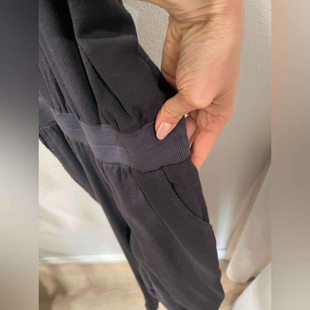 Monrow Athletic Woven Mix Jumpsuit - Picture 5 of 6